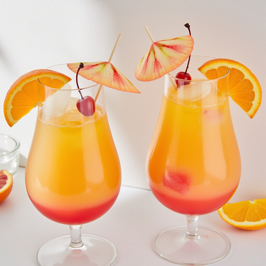 Fruity layers and pastel hues bring retro summer vibes to your next happy hour.