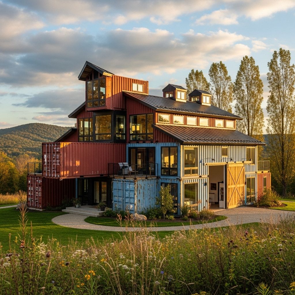 This experiment shows metal modules can create affordable lasting farm shelters.