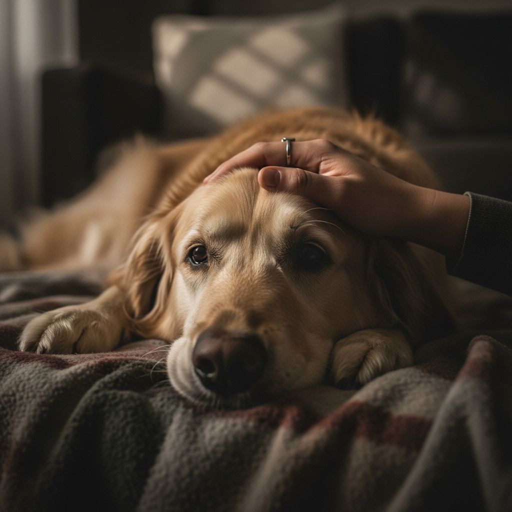 Support your loyal companion with warmth and dignity during their vulnerable moments.