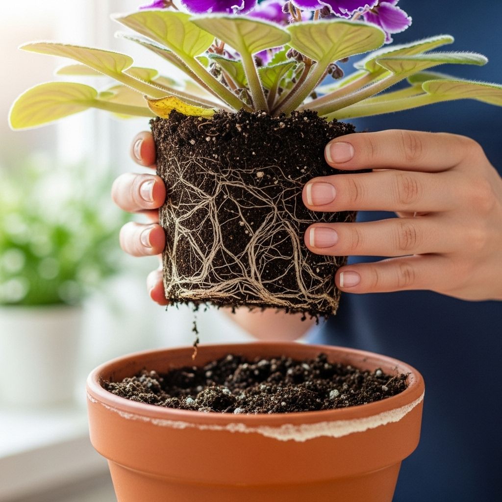 Releasing tangled roots and renewing pot mix can reignite vibrant flowering.