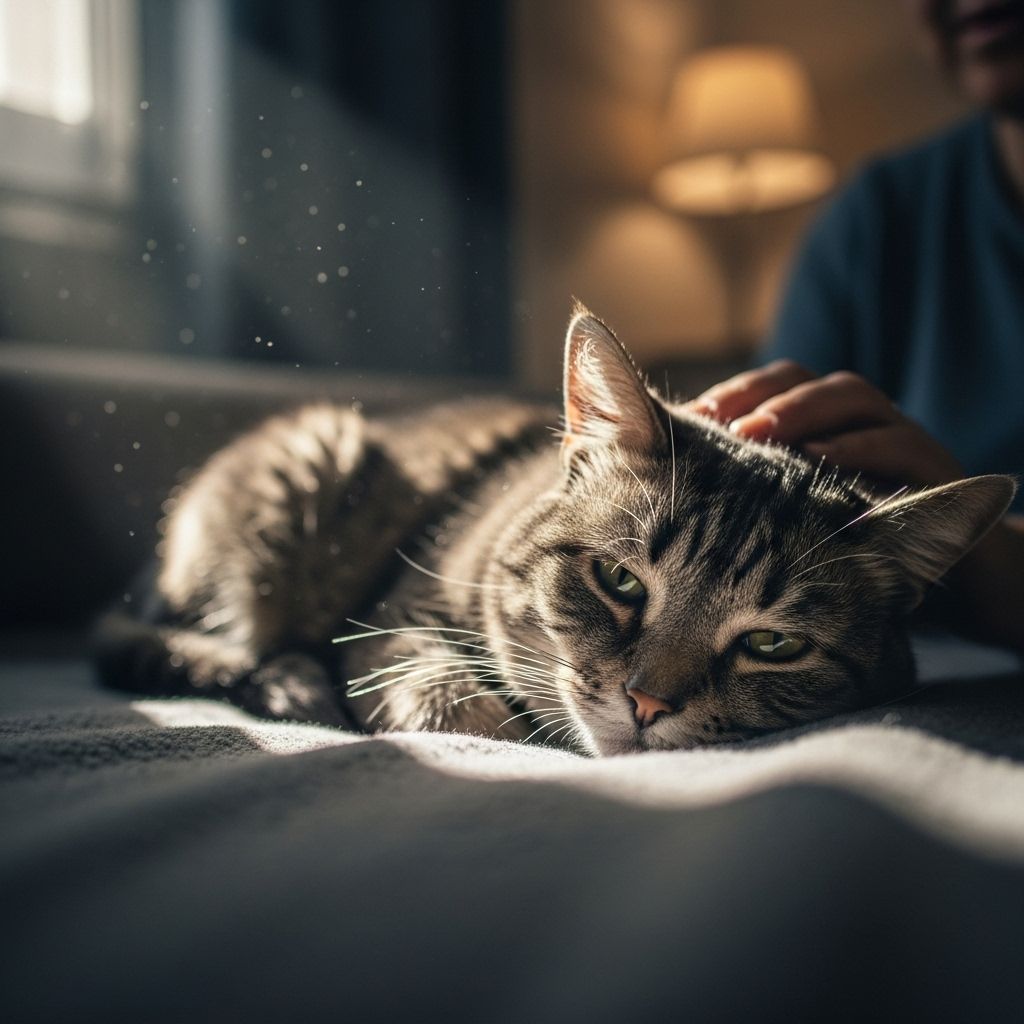Spot your feline’s behavioral and physical changes to offer comfort in their final days.