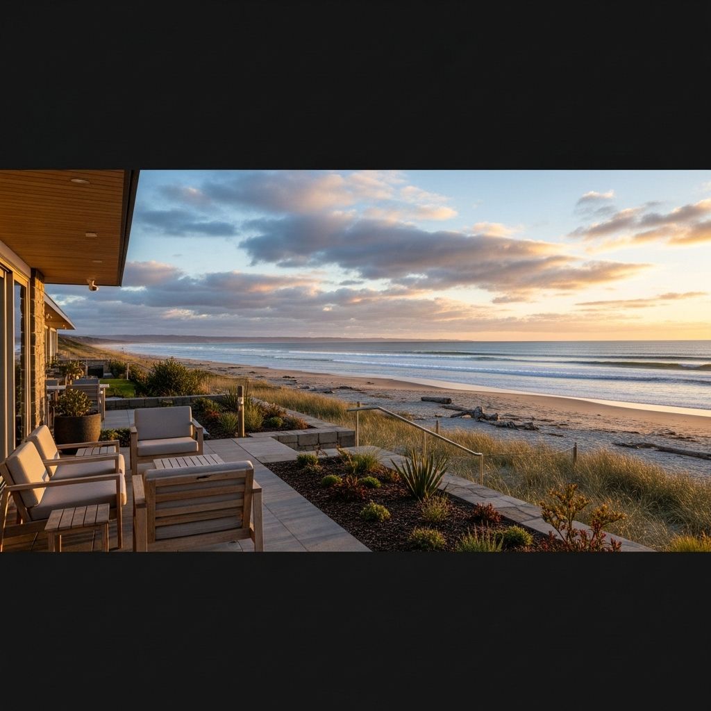 Add coastal charm and eco-friendly flair to any garden through serene sustainable layouts.