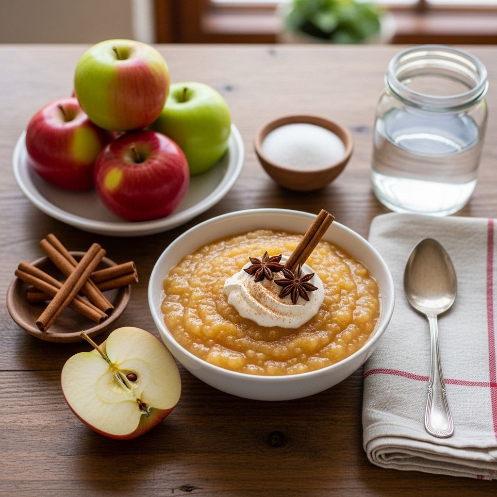 A quick and easy homemade applesauce that brings warmth and comfort to any meal