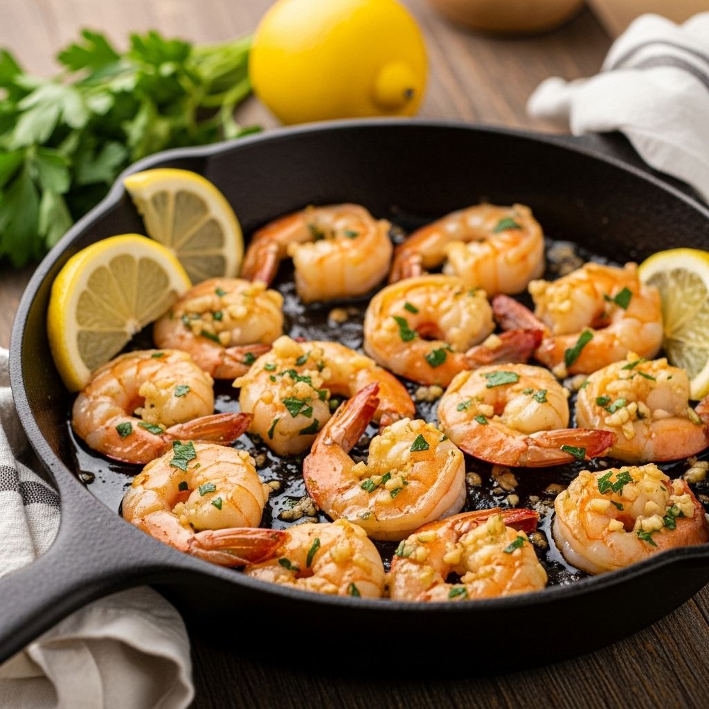 Garlic Shrimp Recipe: A Quick And Flavorful 15-Minute Dinner Unlock bold zest with this quick, mouthwatering recipe that elevates your dinner!