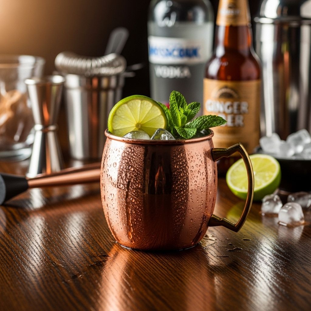 Discover the timeless charm of the Moscow Mule with step-by-step instructions, expert tips, and variations to perfect this iconic cocktail at home.