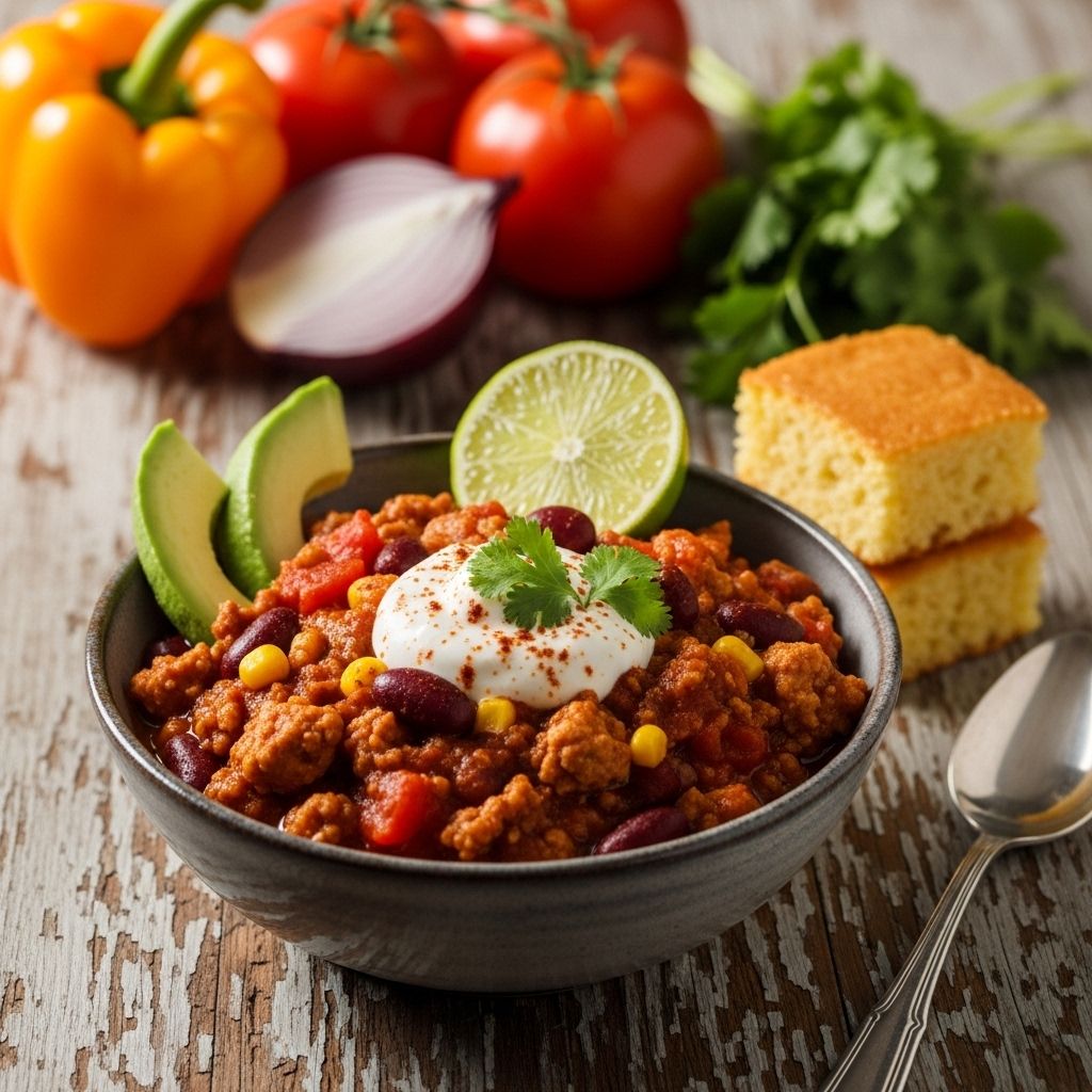 Discover how to make an easy, protein-packed turkey chili with rich flavors and wholesome ingredients—delicious for cozy dinners and meal prep alike.