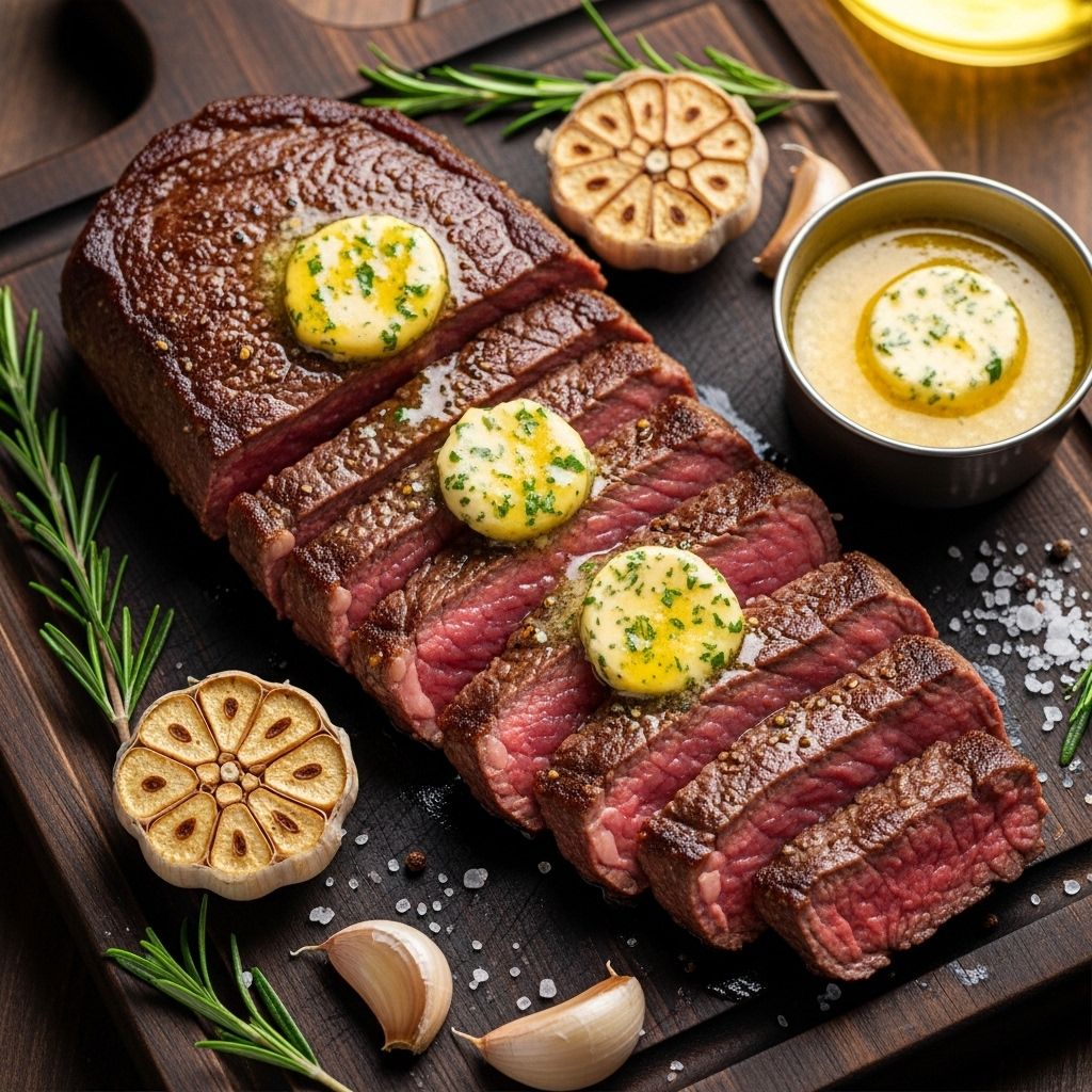 Fire up the grill for juicy sirloin steak topped with savory garlic butter—easy, delicious, and always impressive.