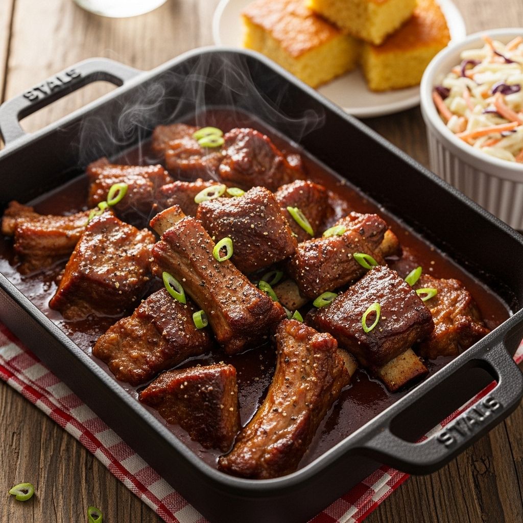 Discover how to make fall-apart tender pork rib tips in your slow cooker with rich barbecue flavor and minimal effort.
