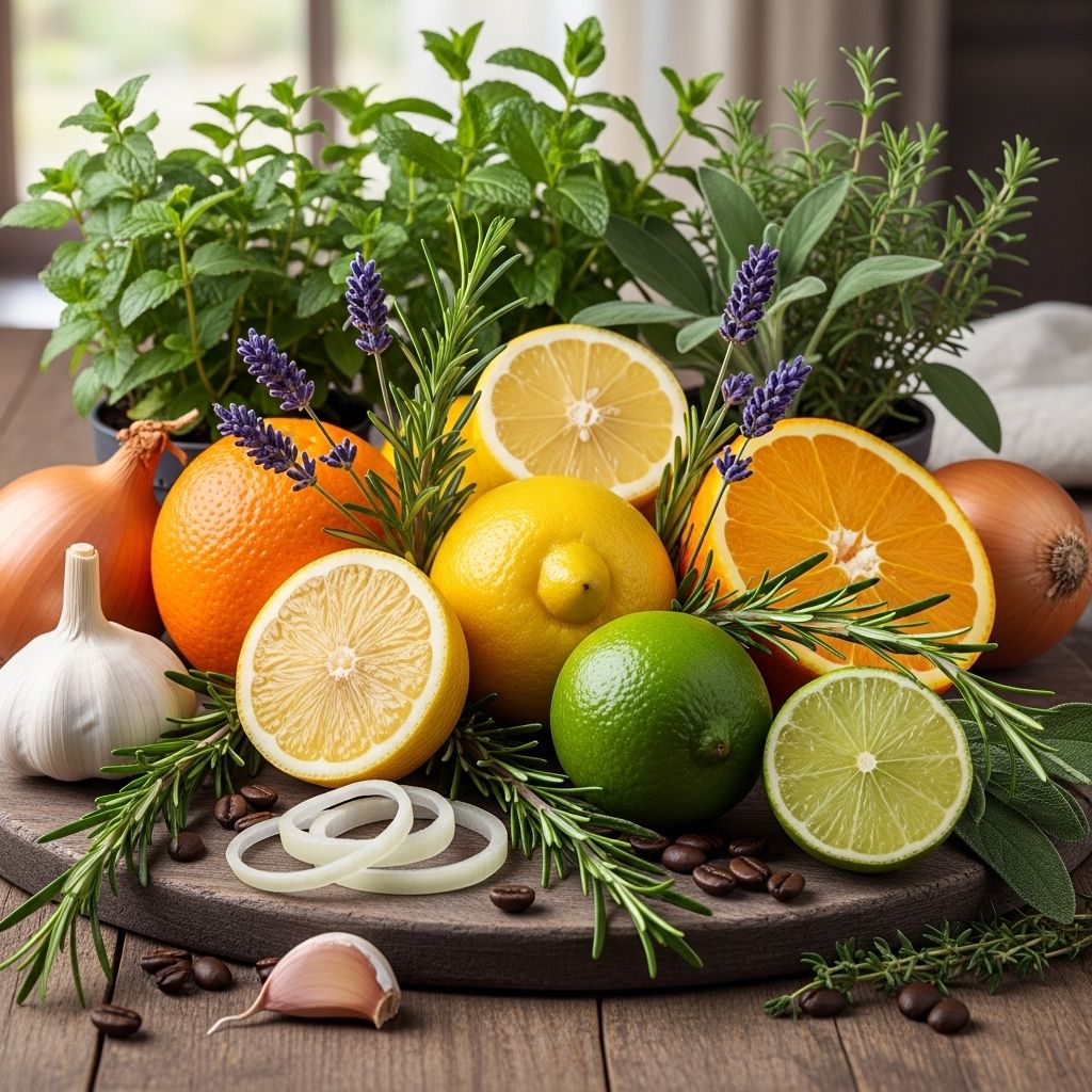 Everyday aromas gently deter scratching and counter climbing without harsh chemicals.