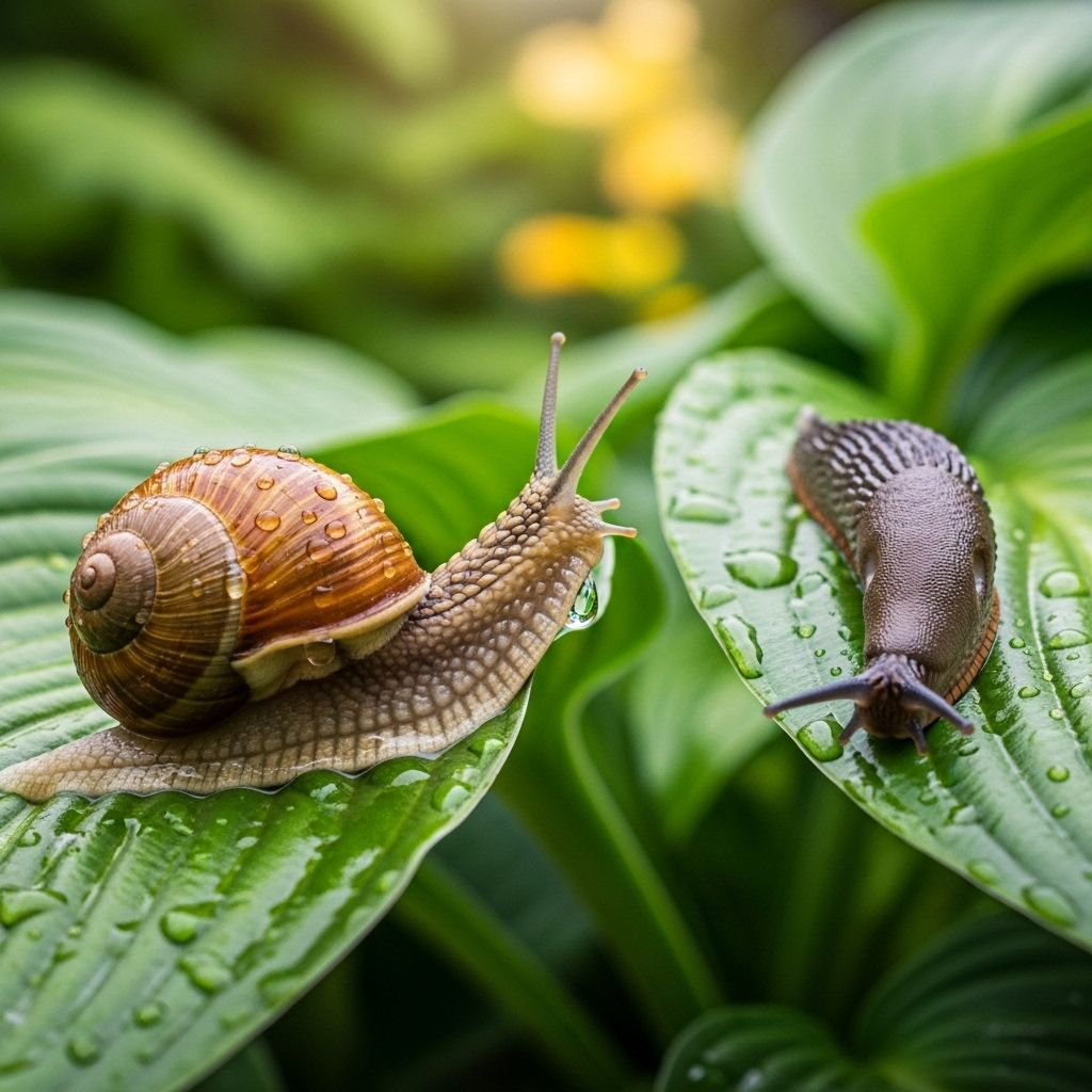 Uncover the key differences between snails and slugs, their roles in the garden, and practical strategies for managing these common creatures.