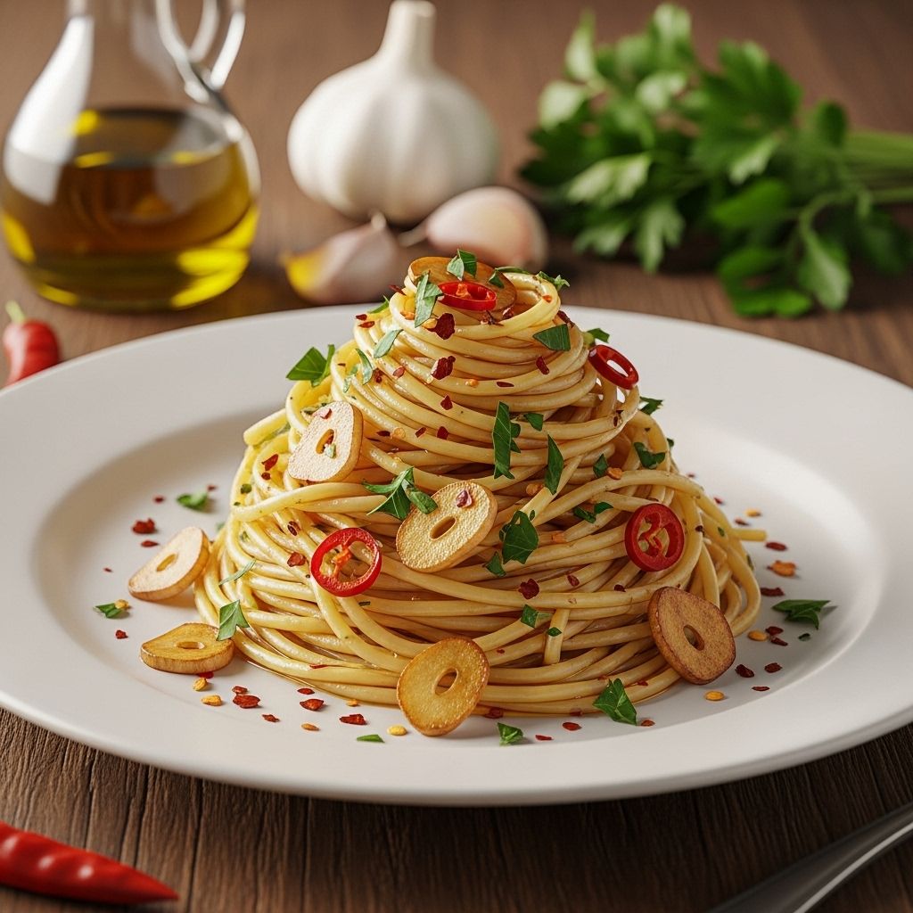 Spaghetti Aglio e Olio Recipe: 5 Simple Steps to Silky Sauce Discover the simple elegance of Spaghetti with Garlic and Oil, a timeless Italian recipe that’s quick, healthy, and packed with robust flavor.