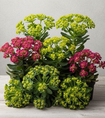 Resilient border plants deliver evergreen form and seasonal pops of bright color.