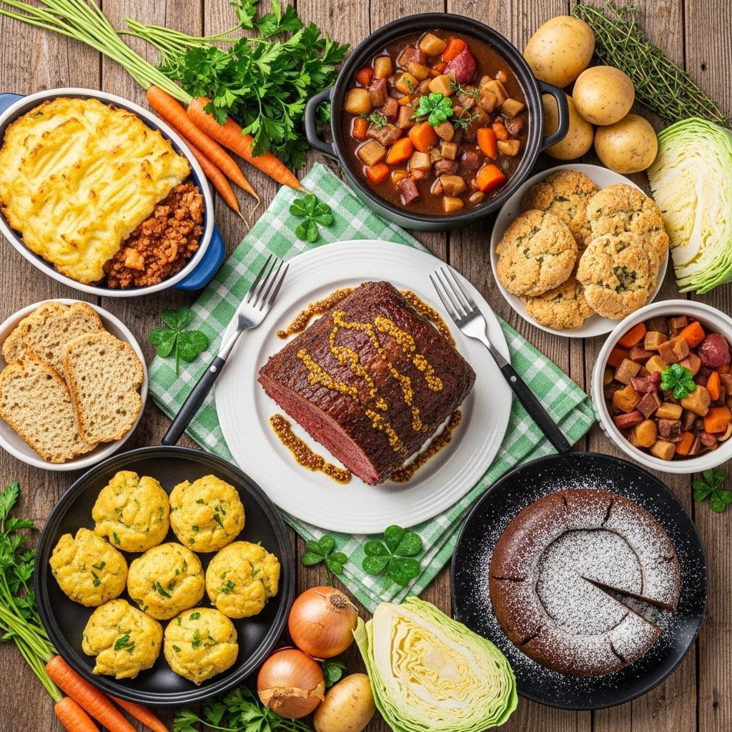 Comforting breads, hearty mains, and playful desserts unite for a joyful holiday table.