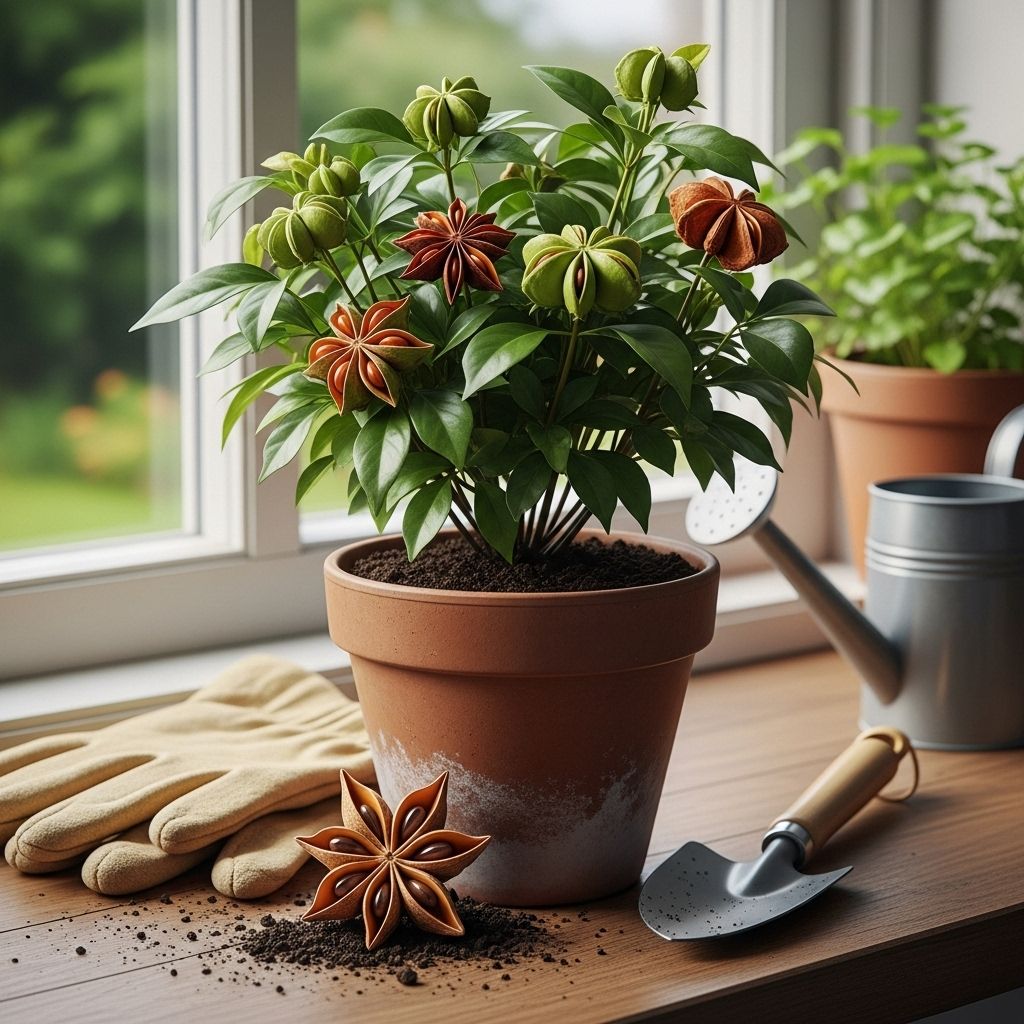 Discover the secrets to cultivating, harvesting, and utilizing Illicium verum, the true star anise plant.