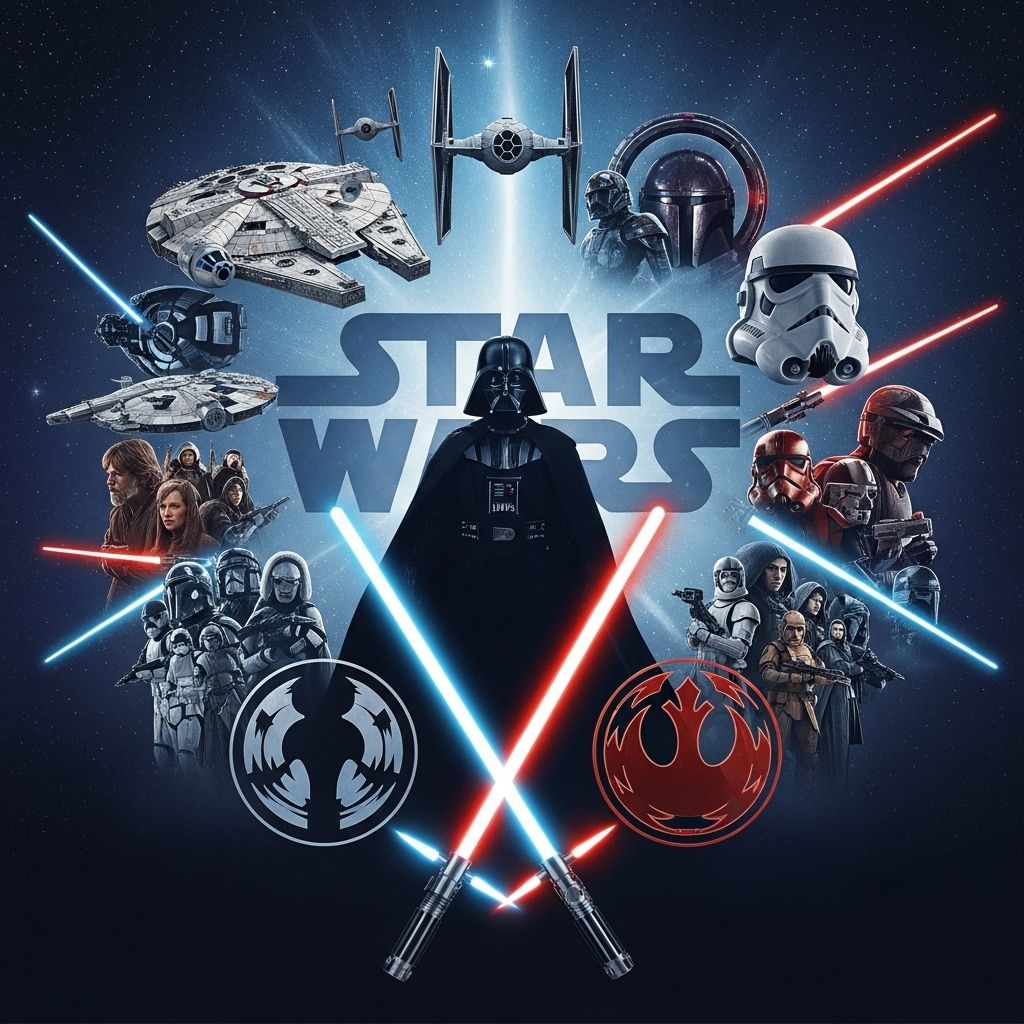 Navigate the galaxy with our comprehensive guide to watching every Star Wars movie and series in perfect order.