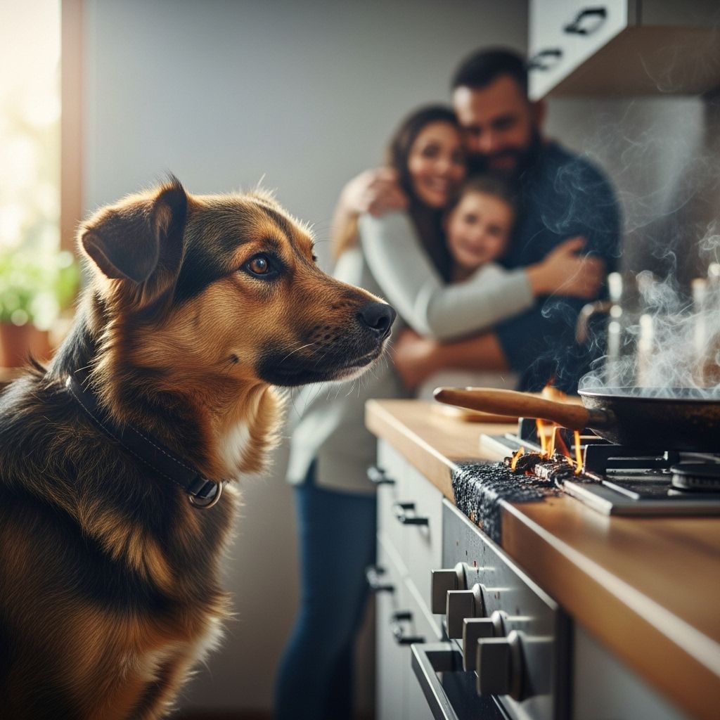 A new companion’s instincts can mean the difference between danger and safety at home.