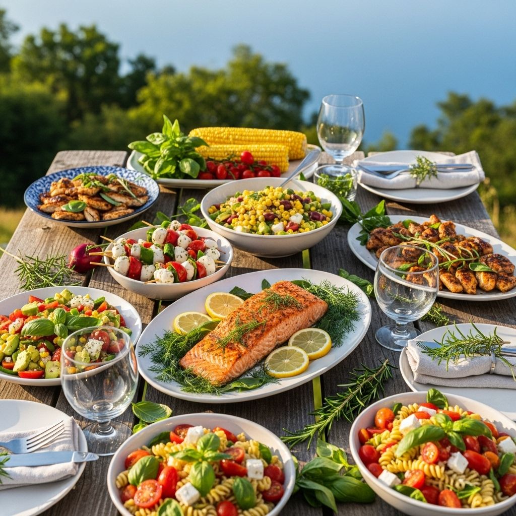 Fresh produce and global flavors come together for easy, unforgettable summer meals.