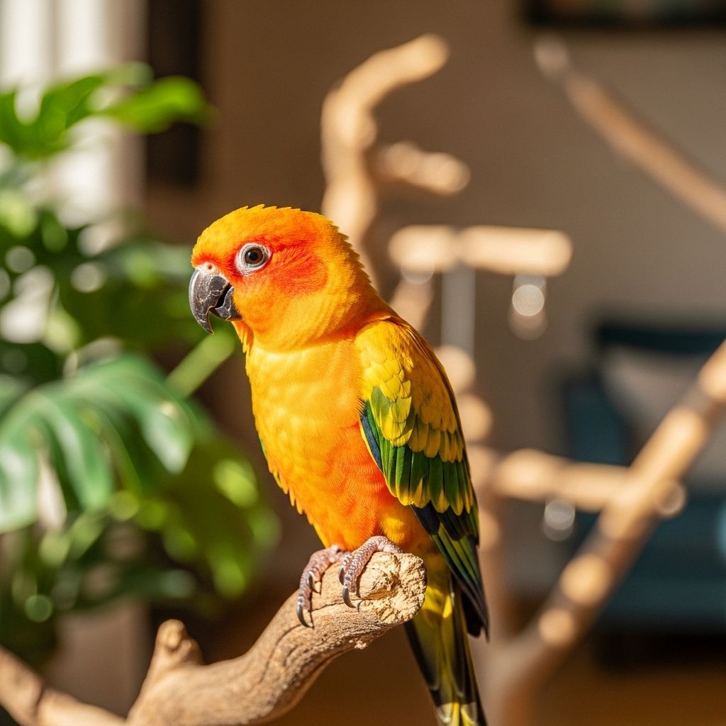 Bright colors and lively calls reveal their spirit when given enrichment, attention.