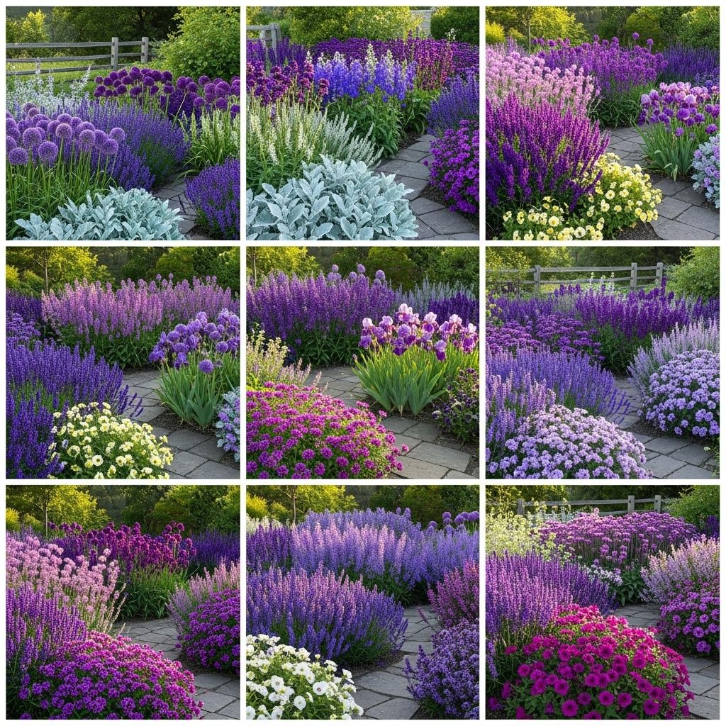 Subtle violet accents can transform any plot into a vibrant, pollinator-friendly retreat.