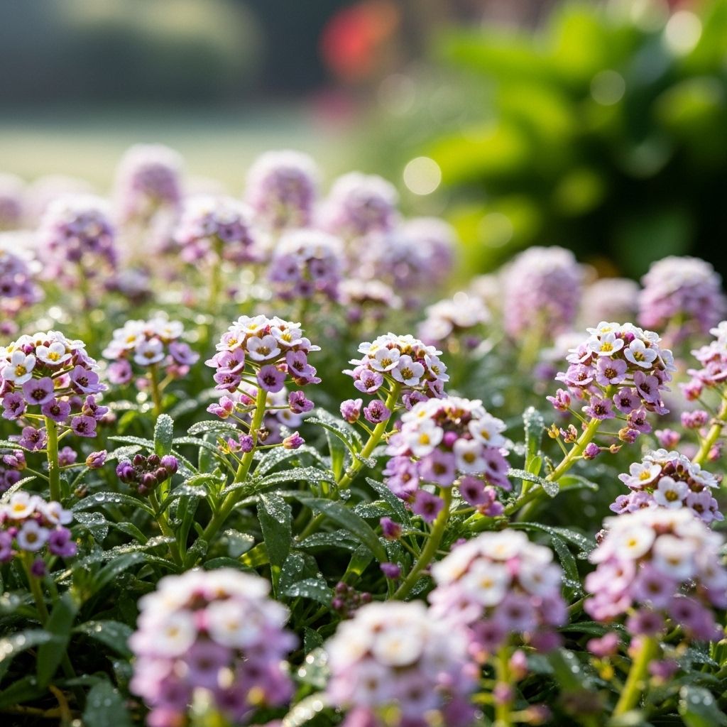Discover the versatility and beauty of sweet alyssum, a delightful flowering plant perfect for borders, containers, and hanging baskets