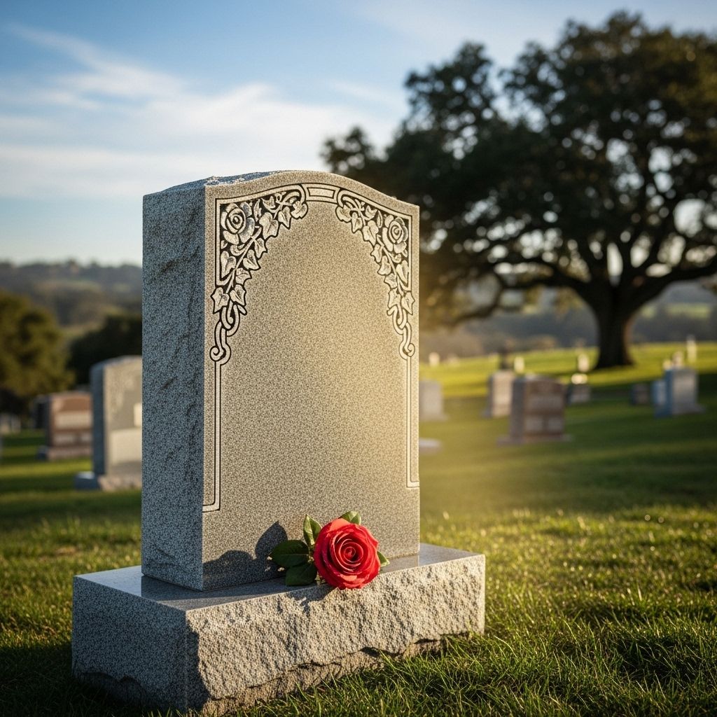 Tasteful Memorial Quotes and Headstone Epitaphs: Inspiration, Advice, and Ideas Find moving phrases that capture love, faith, and unique personality in each inscription.