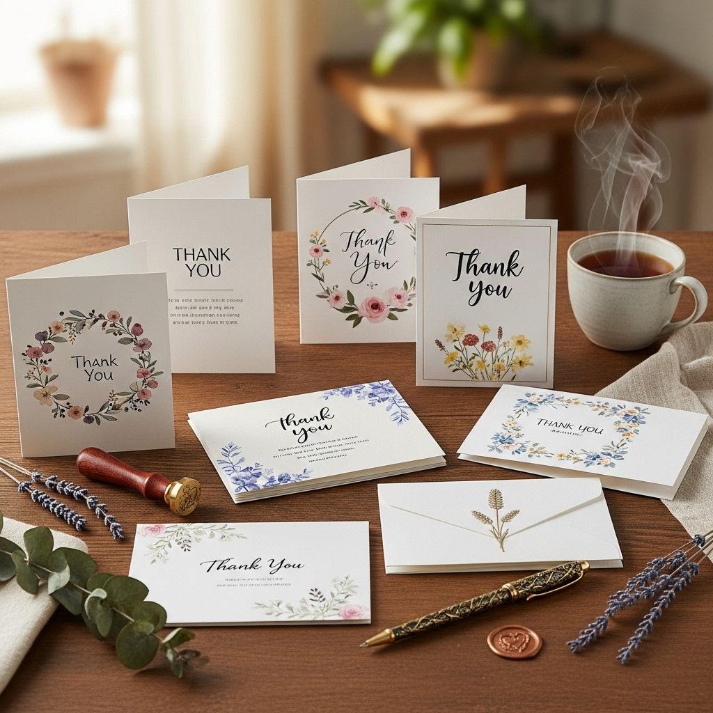 Craft meaningful thank you notes with expert guidance, sample messages, and etiquette for every occasion.