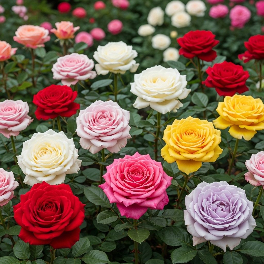 Lush blooms minus prickly stems, turning outdoor areas into effortless floral retreats.