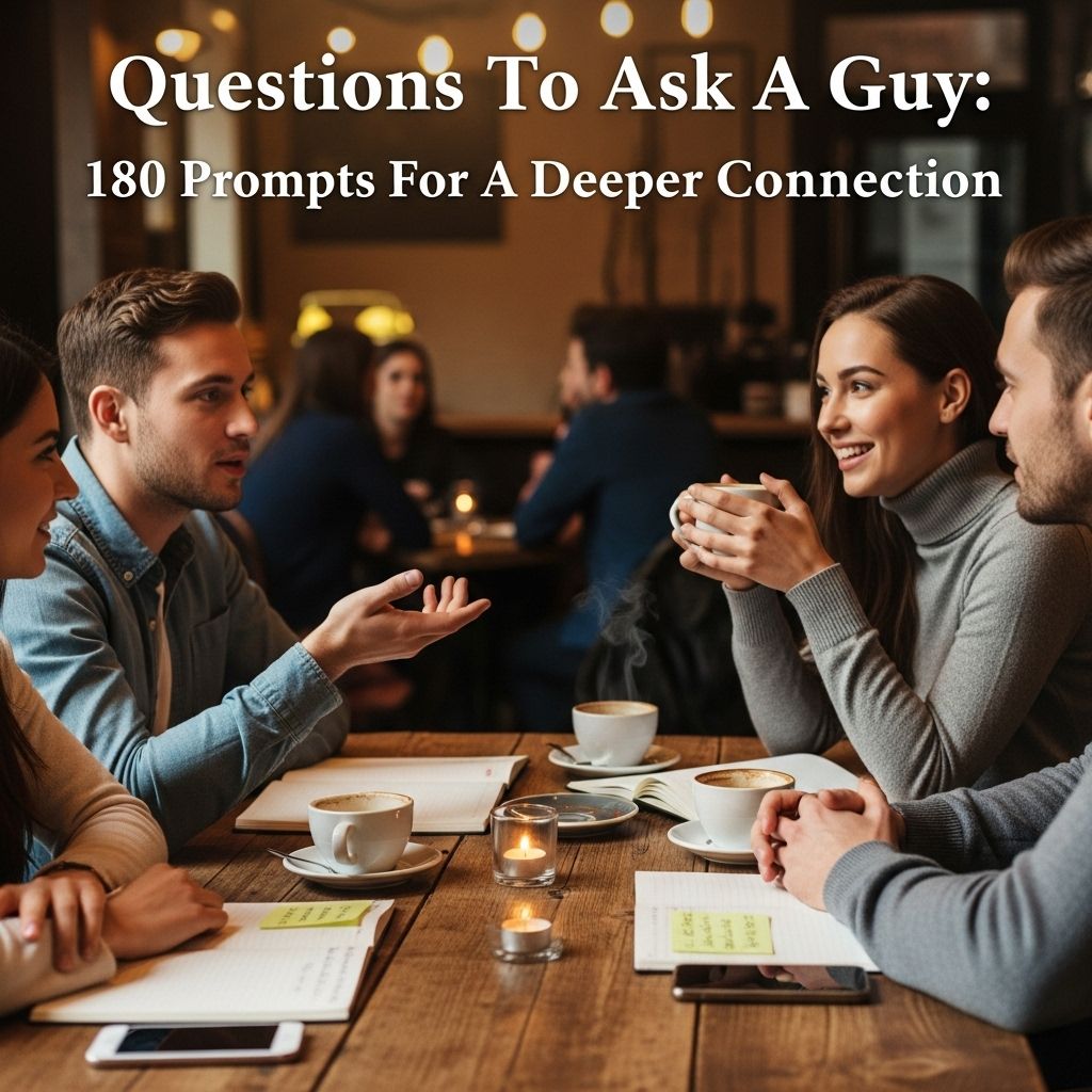 From lighthearted banter to deep conversations, explore the best questions to ask a guy to spark real connection and understanding.