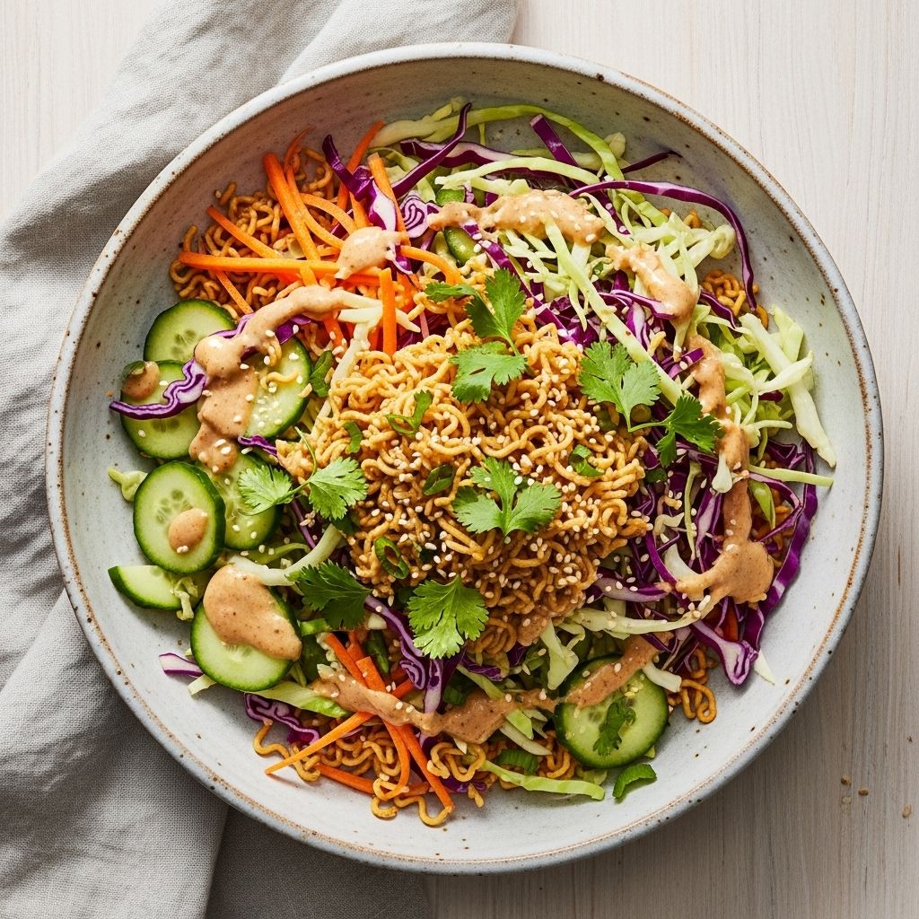 Ramen Noodle Salad Recipe: Crunchy Cabbage Salad In 4 Steps Discover a fresh, crisp, and flavorful ramen noodle salad perfect for potlucks, picnics, or an easy weeknight side.