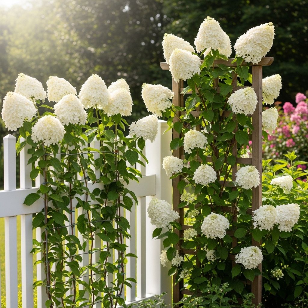 Unlock vertical beauty with expert strategies for guiding and maintaining your climbing hydrangea on fences, trellises, and garden walls.