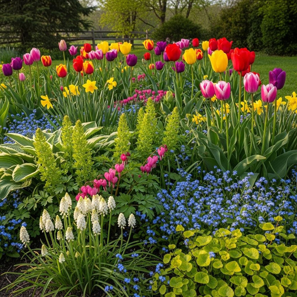 Discover 15 beautiful and beneficial companion plants to grow alongside tulips for healthier, more vibrant spring displays.