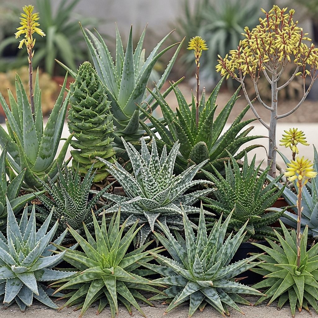 Explore the stunning diversity of aloe plants—from classic medicinal aloe to rare garden gems—with profiles and growing tips for every type.