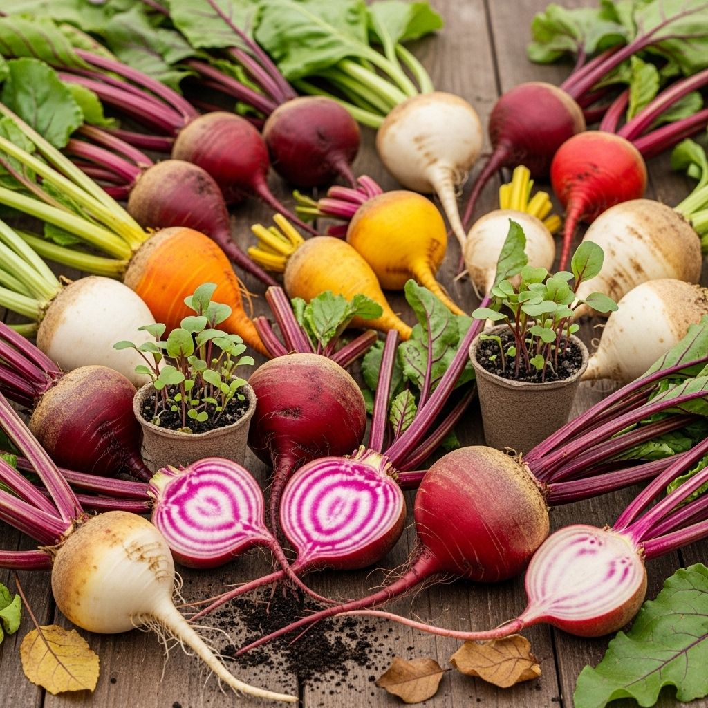 Explore the diverse world of beets—discover classic, heirloom, golden, white, and specialty varieties for your garden.