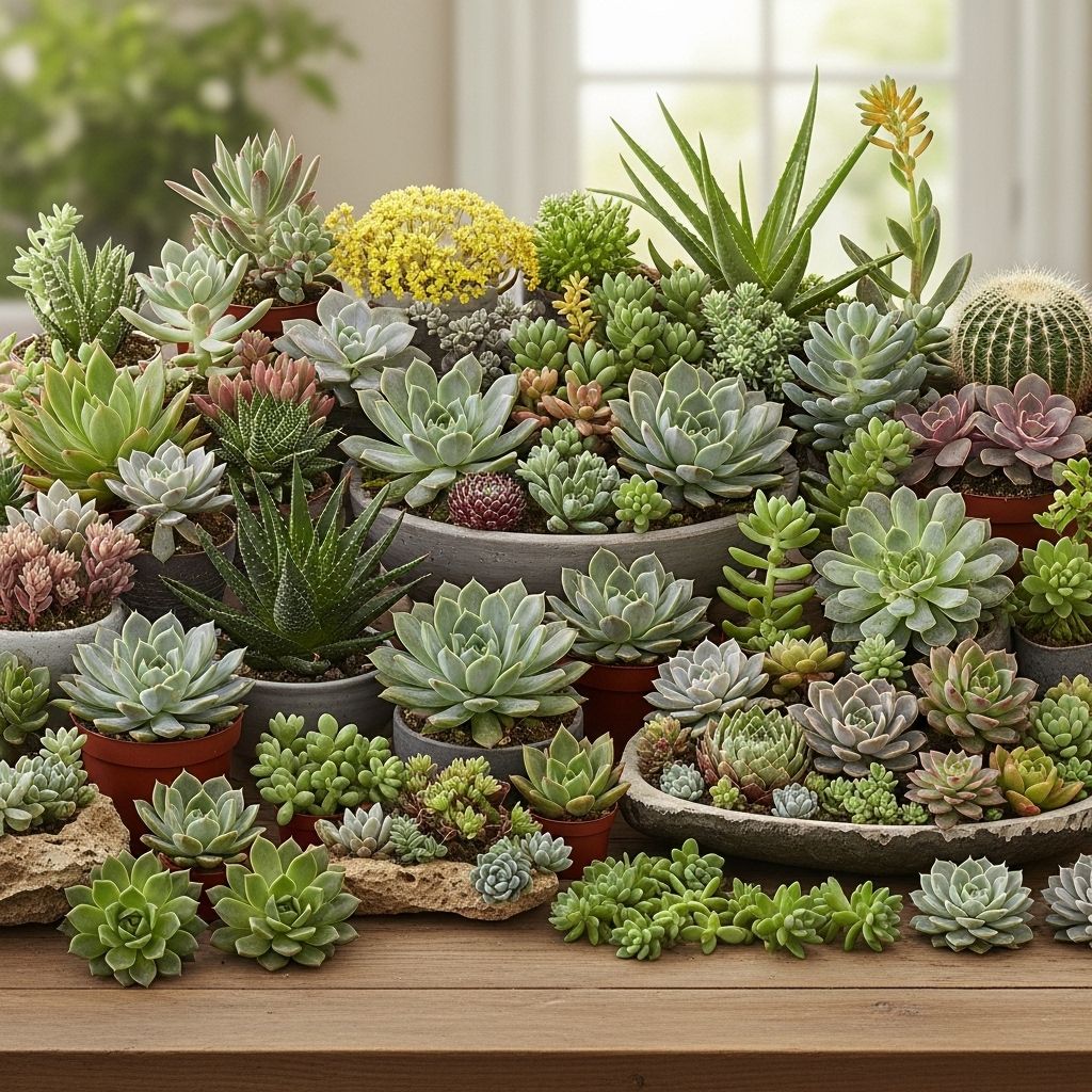 Discover 55 beautiful types of succulents with expert care tips and vibrant photos to inspire your indoor and outdoor garden designs.