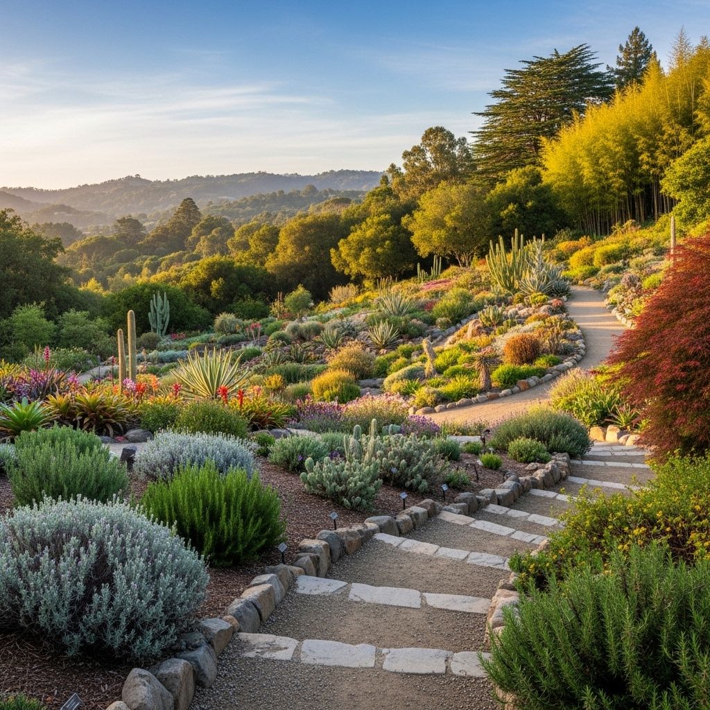 UC Botanical Garden Berkeley: Explore 9 Regional Collections Vibrant paths reveal plant diversity from redwoods to desert blooms.