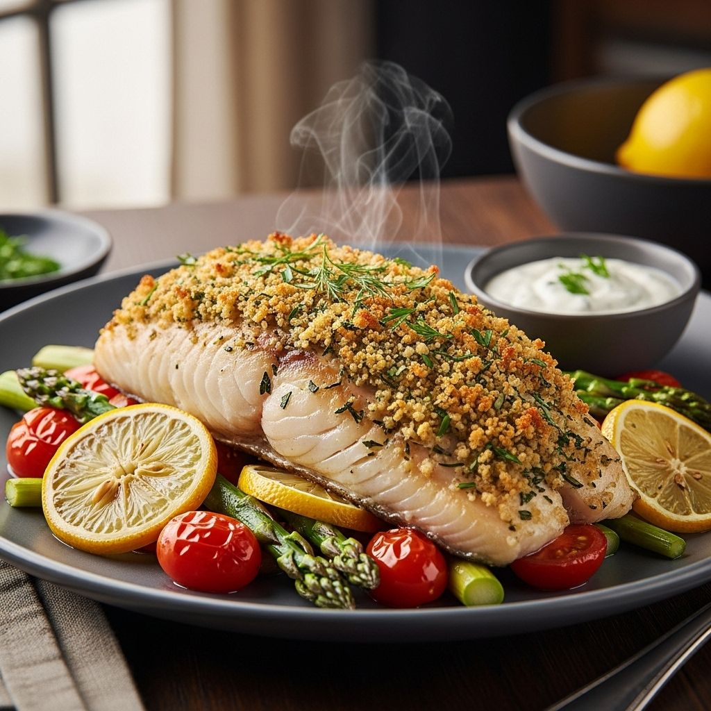 Cornmeal-crusted fillets offer satisfying crunch and bold Cajun spice without added oil.