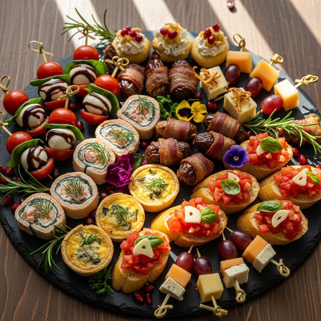 Effortless snacks designed to spark conversation and satisfy taste buds all night long.