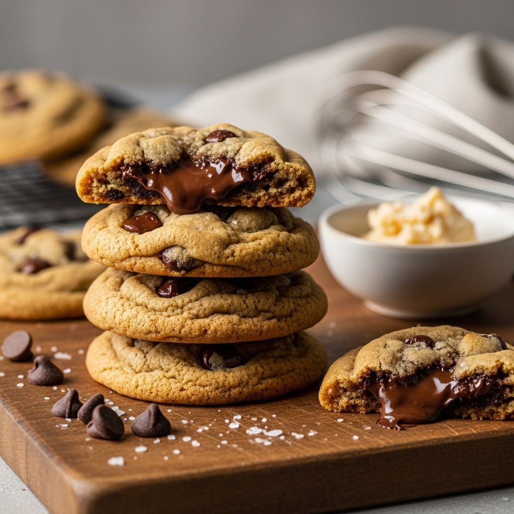 Elevate your home baking with the science and secrets behind the perfect brown butter chocolate chip cookie.