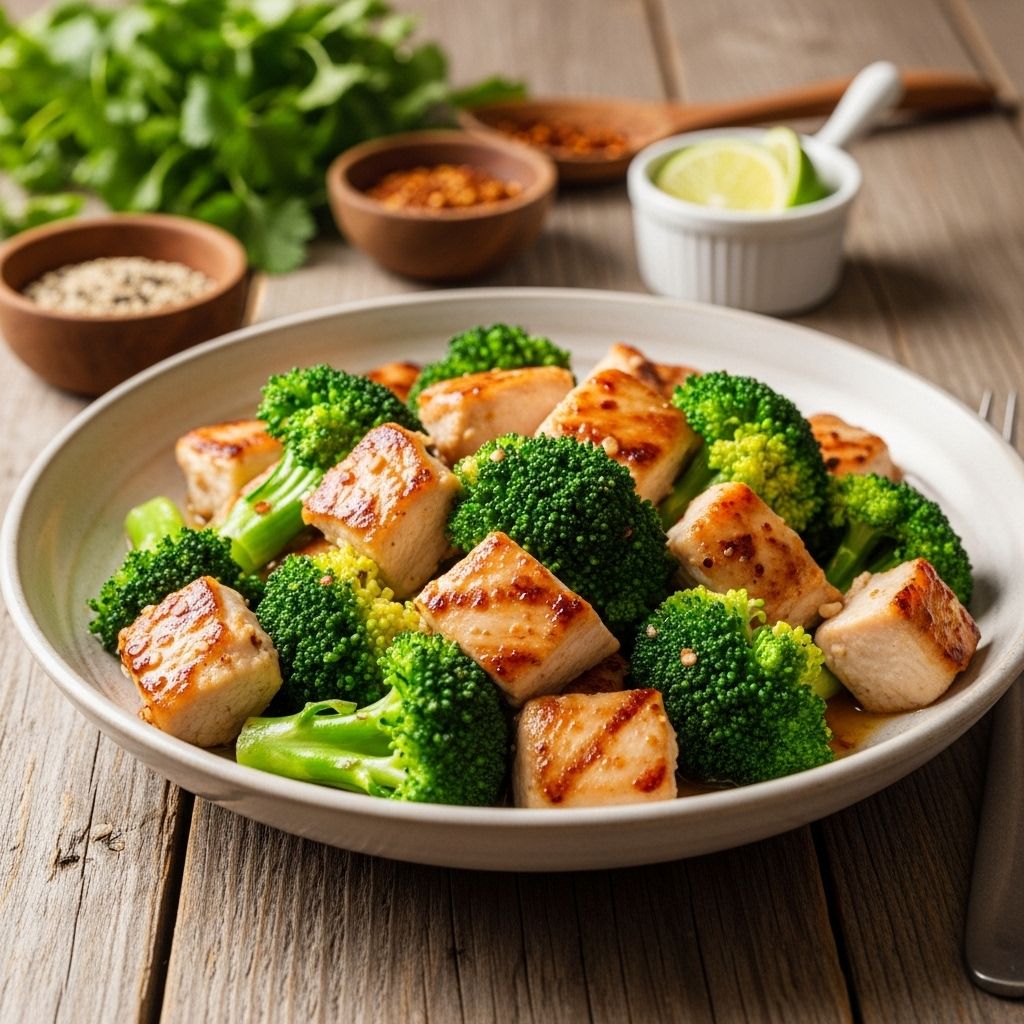 Lean protein paired with vibrant veggies makes for a healthy, customizable crowd-pleaser.