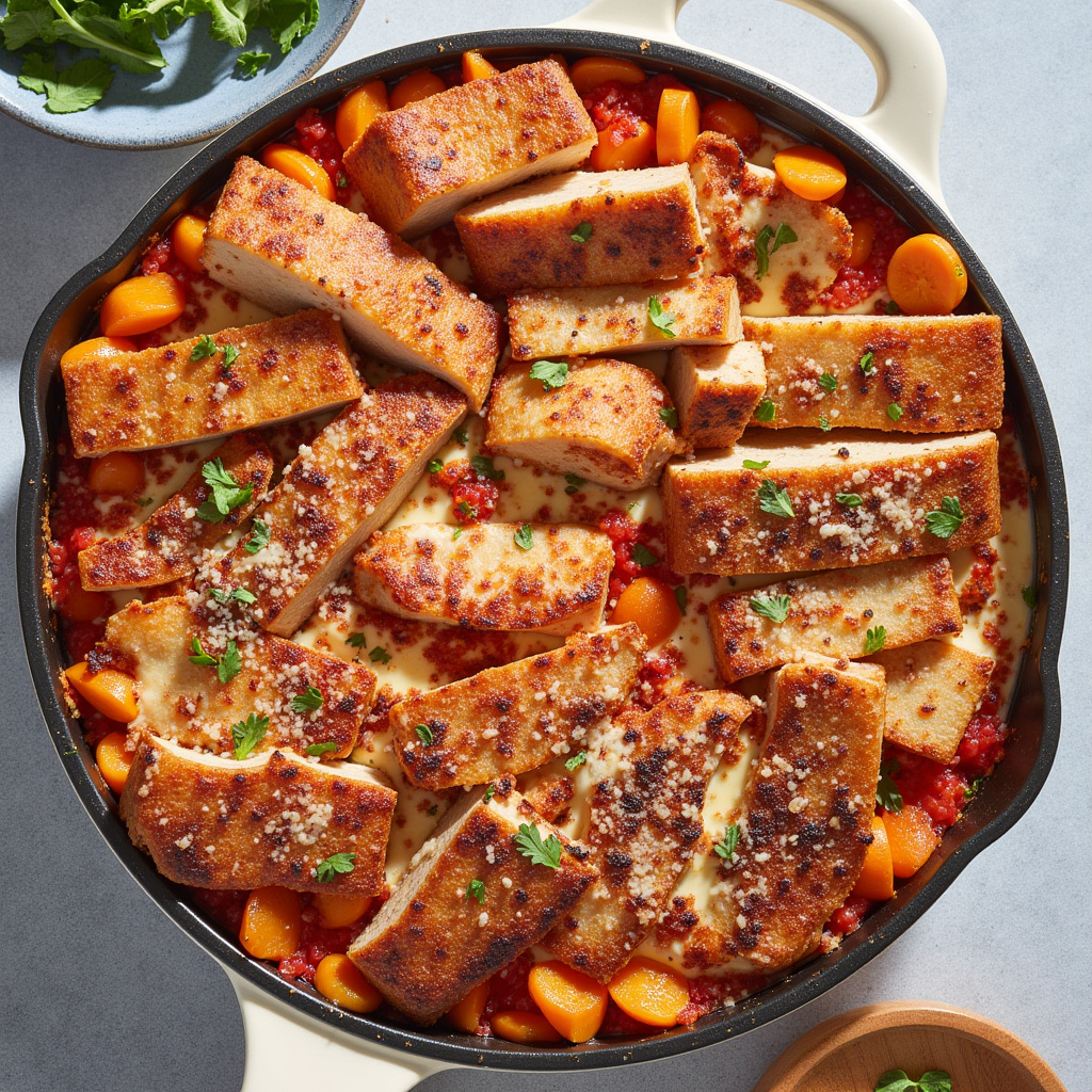 Every forkful is loaded with crunchy breading, melty cheese, and rich tomato sauce for ultimate comfort.