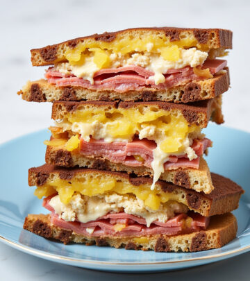 Layered mustard, tangy kraut, and a buttery crust deliver maximum flavor in every bite.