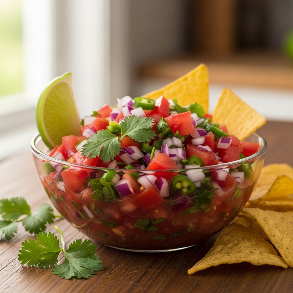 Fresh Tomato Salsa Recipe: Easy 15-Minute Homemade Delight Master the art of creating vibrant, flavorful homemade salsa with garden-fresh ingredients