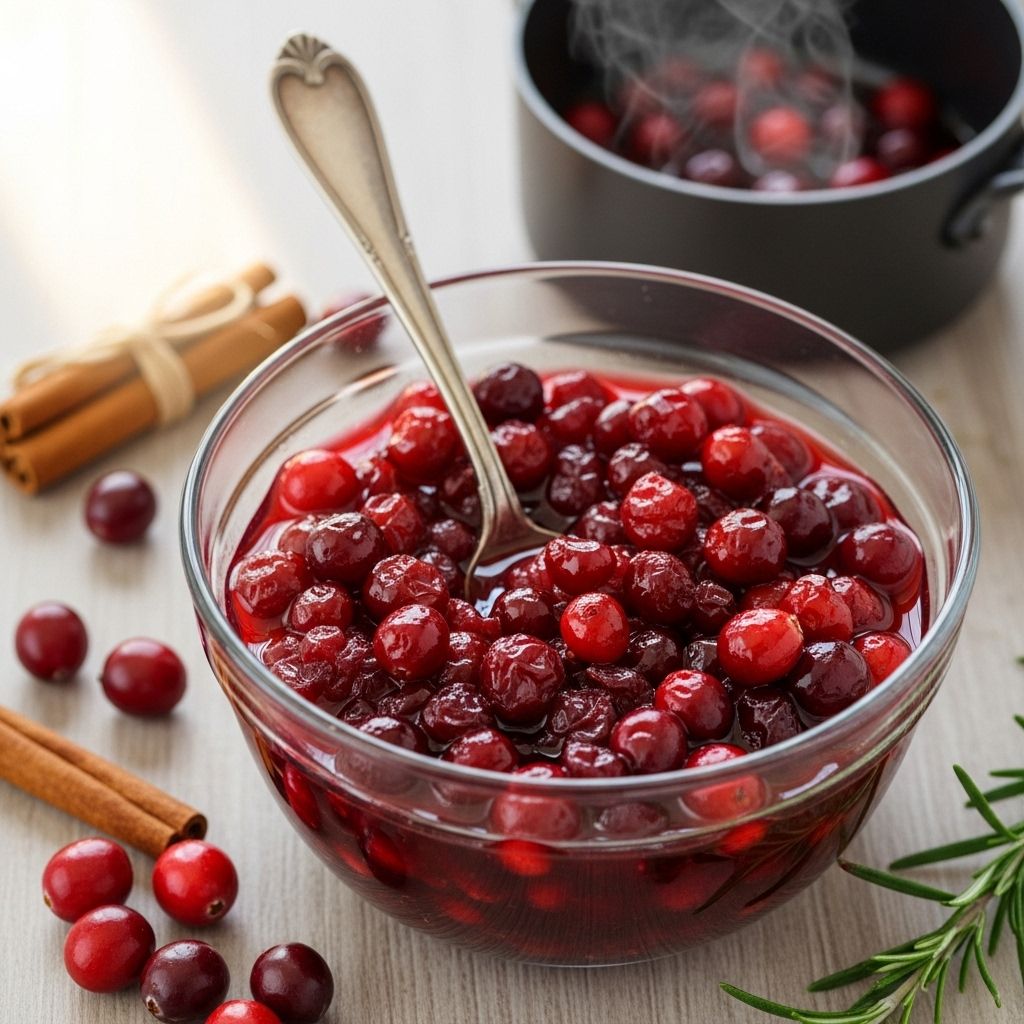 Natural pectin and minimal steps ensure a vibrant, tangy side dish without the fuss.