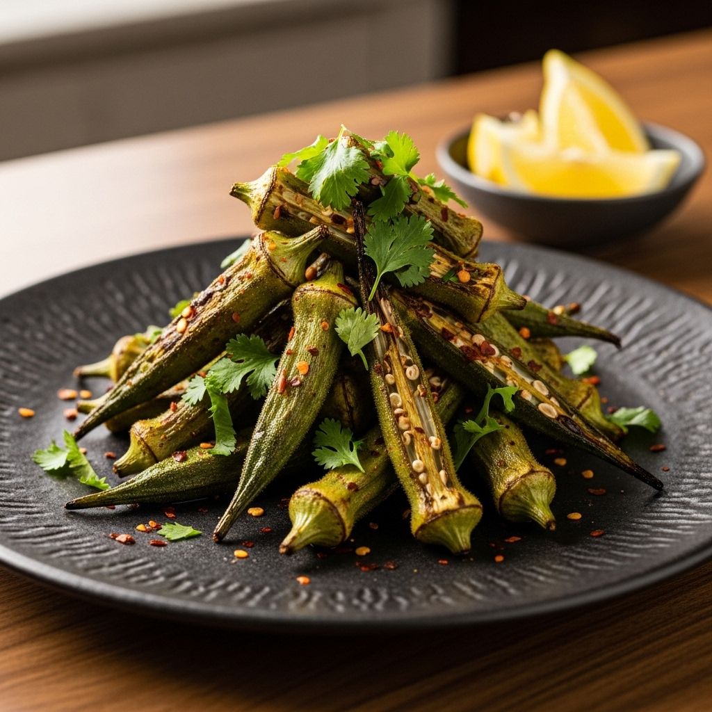 Discover the simple and delicious way to enjoy okra with this easy roasted okra recipe and expert tips for a perfect, non-slimy bite every time.