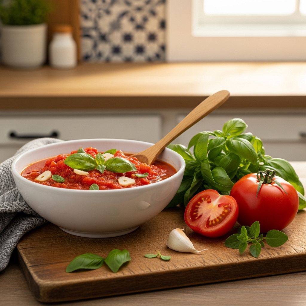 Marinara Sauce Recipe: 6 Easy Steps To Authentic Italian Flavor Savor rich Italian flavors with the ultimate marinara sauce—a perfect blend of tomatoes, herbs, and a hint of wine for every pasta lover.