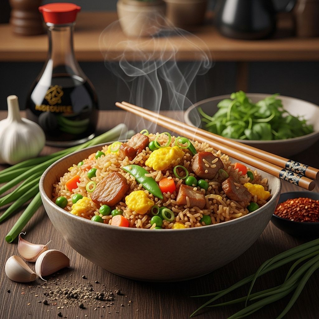 Discover how to make restaurant-style pork fried rice at home with simple steps, minimal ingredients, and expert tips for bold taste.