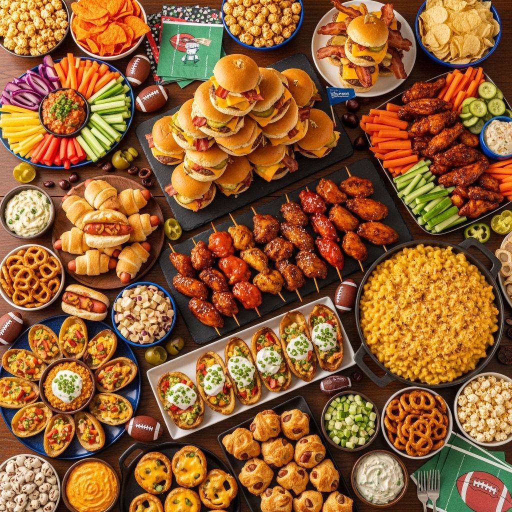 Crowd-pleasing bites await, blending bold spices, comforting classics, and sweet finales.