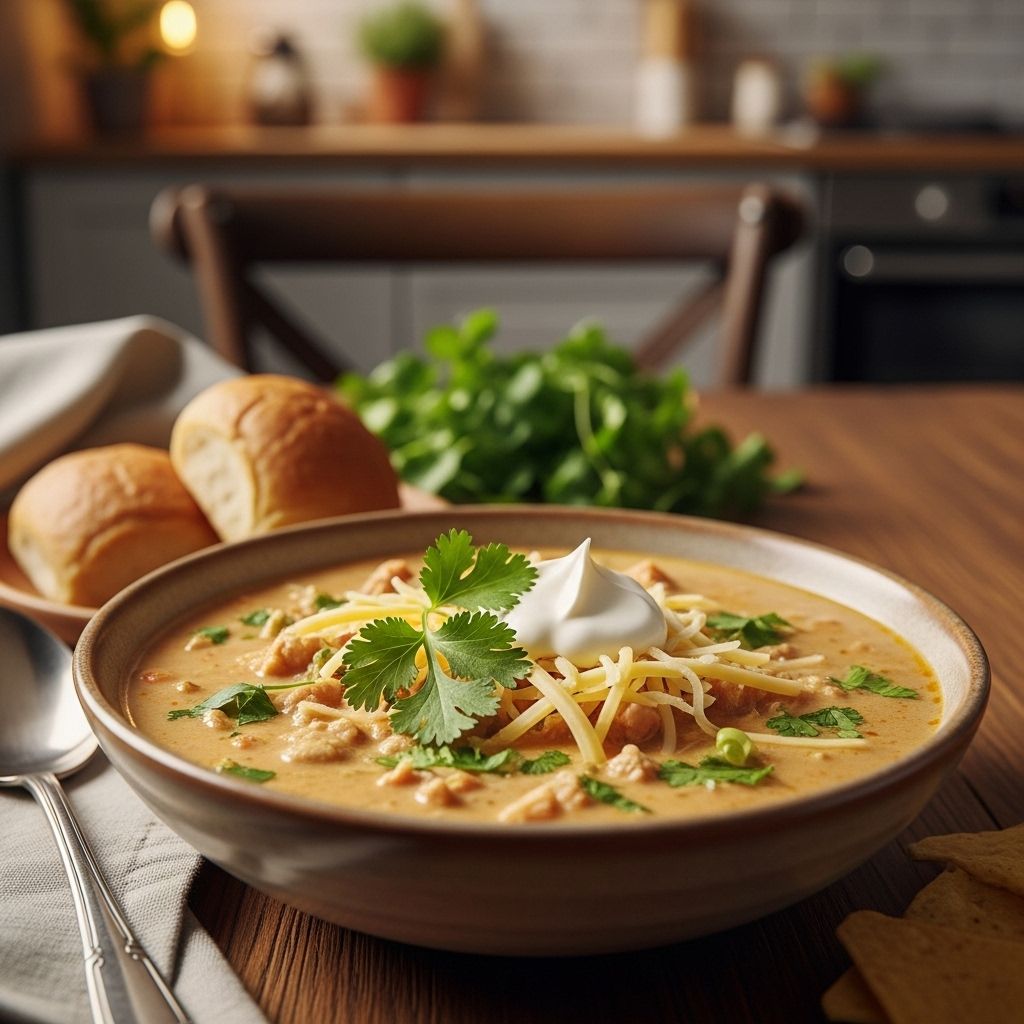 Ultimate White Chicken Chili: A Creamy, Hearty Classic for Every Home Cook Comforting flavors and ease come together in a single bowl for a satisfying weeknight meal.