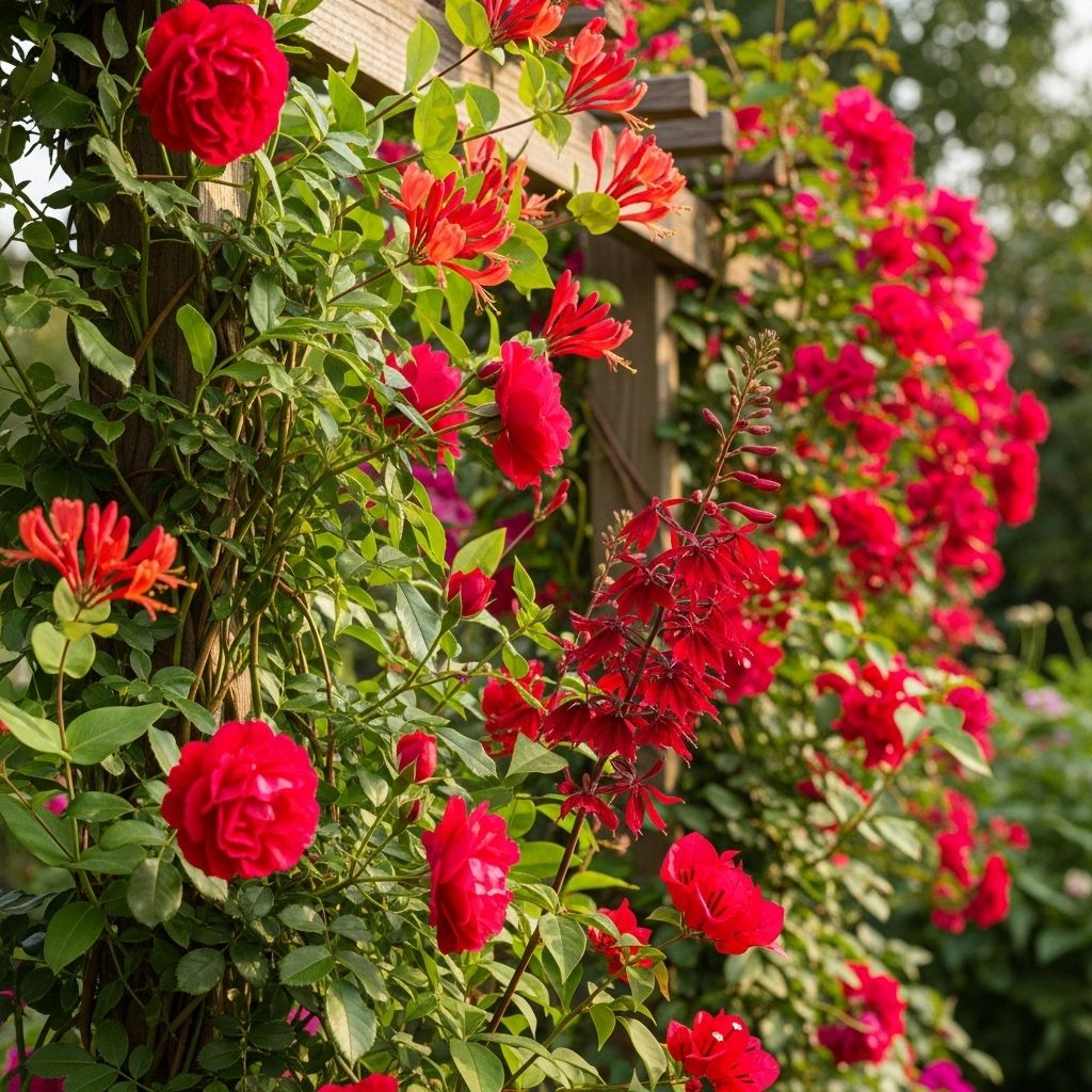 Discover the best red flowering vines to brighten your garden with vibrant color and easy care.