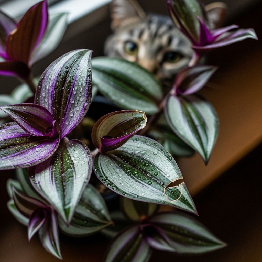 Discover the risks, symptoms, and safety strategies for cat owners with Wandering Jew plants in the home.